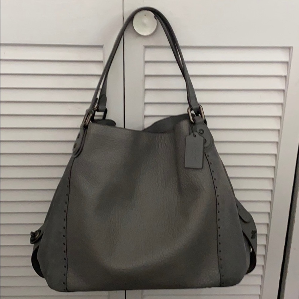 Coach Bag - leather and stud detail
